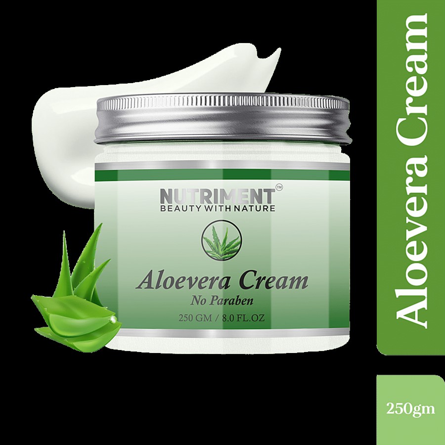 Nutriment Aloe Vera Cream - Moisturises Skin