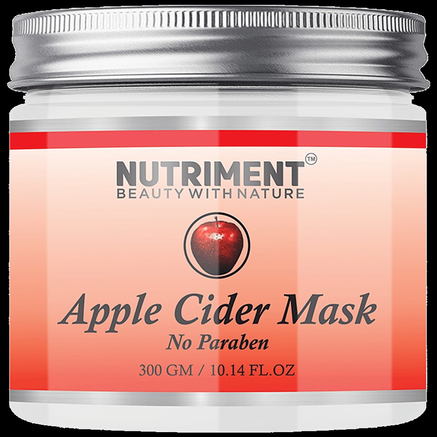 Nutriment Apple Cider Face Mask - Hydrates Skin & Removes Excess Oil