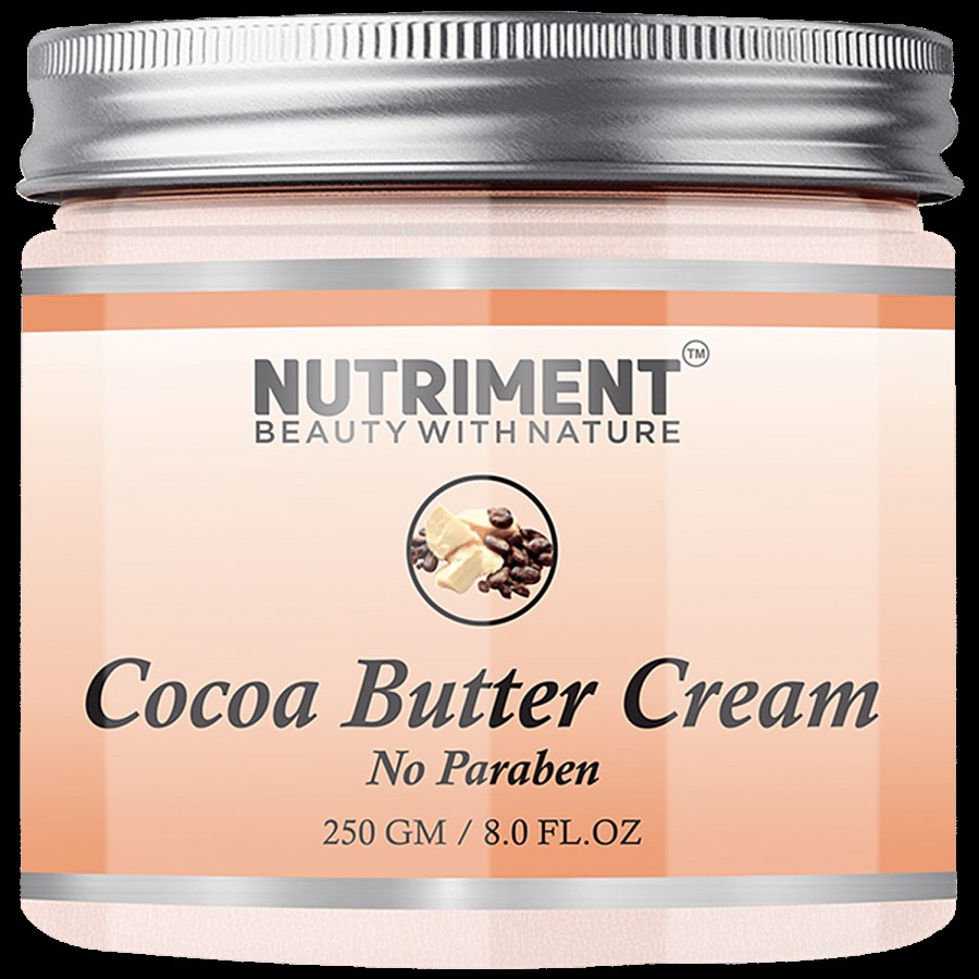 Nutriment Cocoa Butter Face Cream - Enriched With Milk & Honey