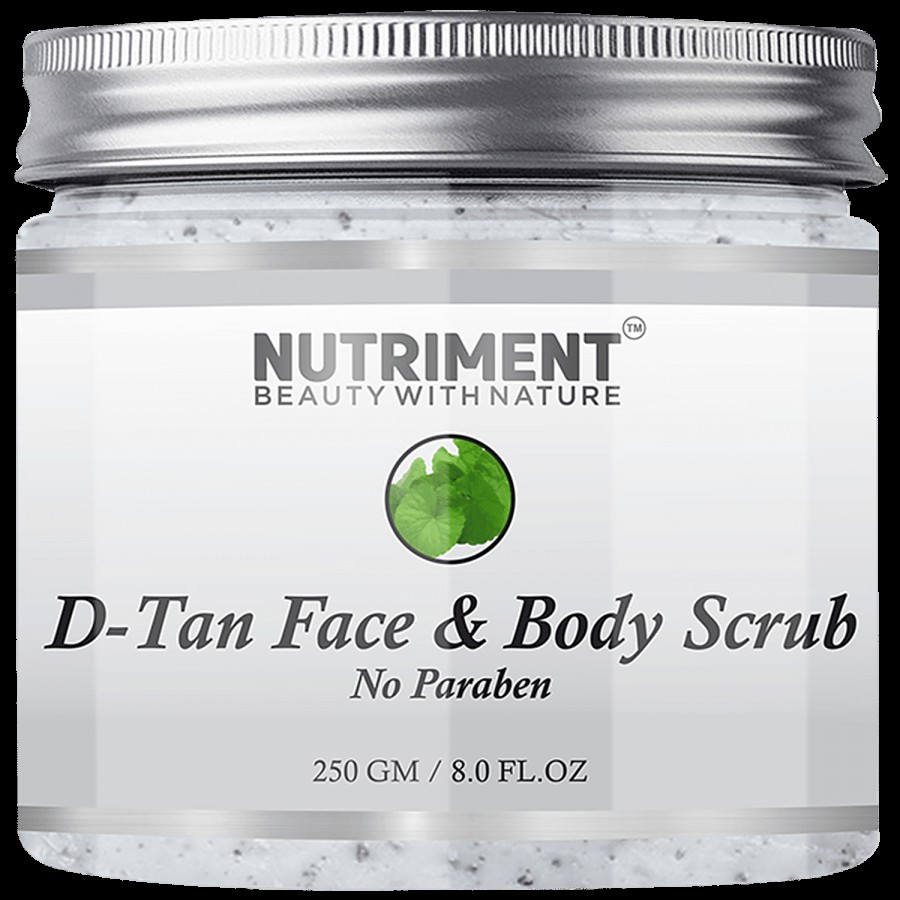 Nutriment D-Tan Face & Body Scrub - Organic