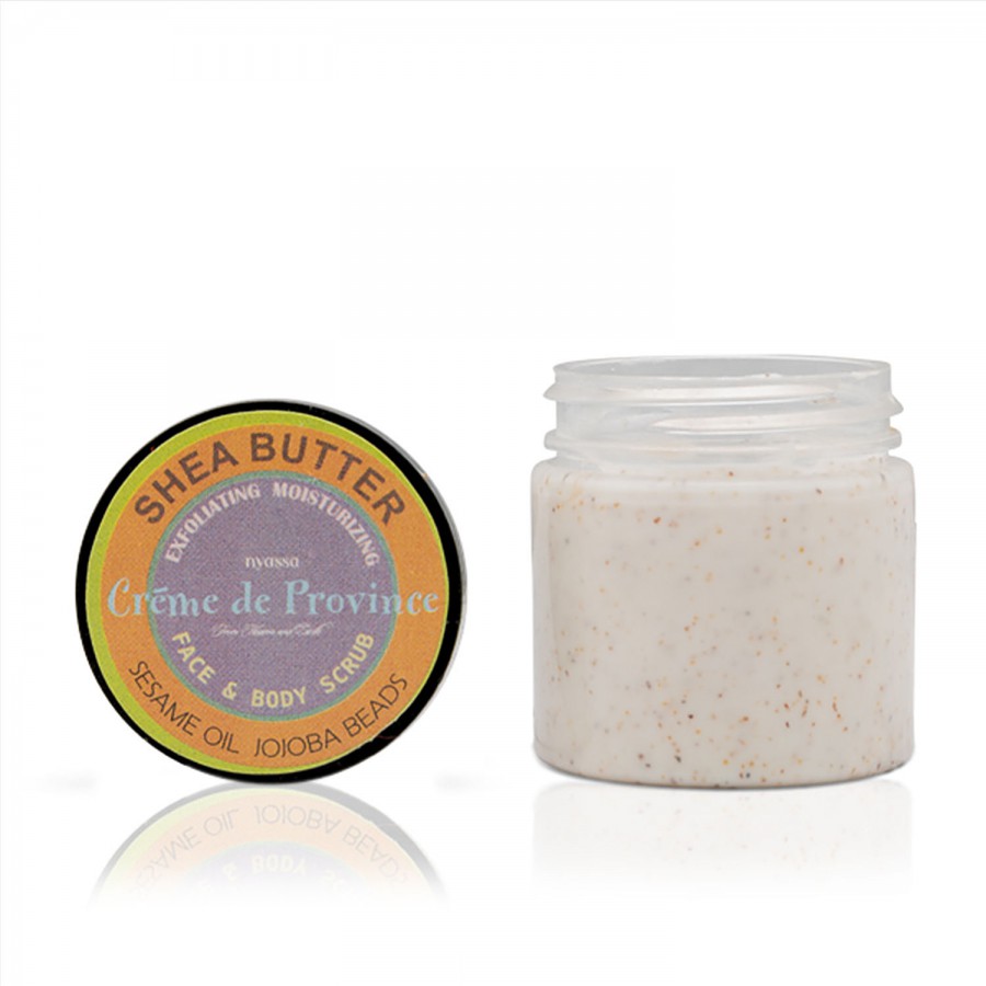 Nyassa Crème De Province Face & Body Scrub - Shea Butter