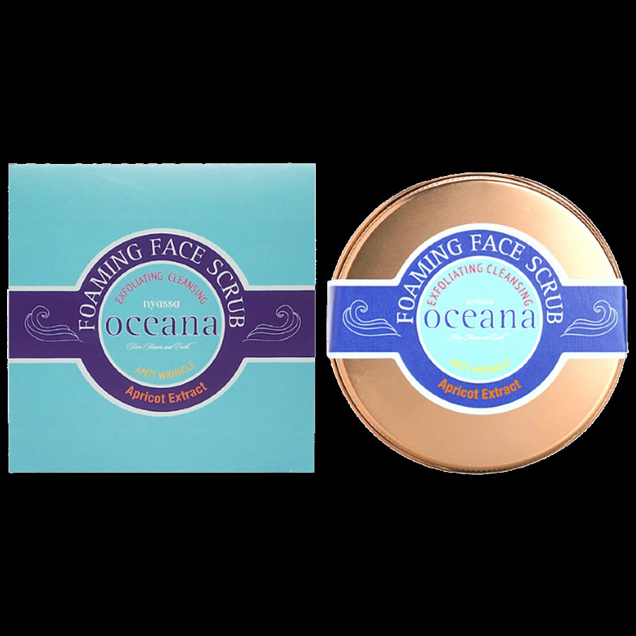 Nyassa Oceana Foaming Face Scrub - Apricot Extract