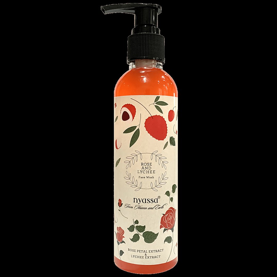 Nyassa Rose & Lychee Face Wash