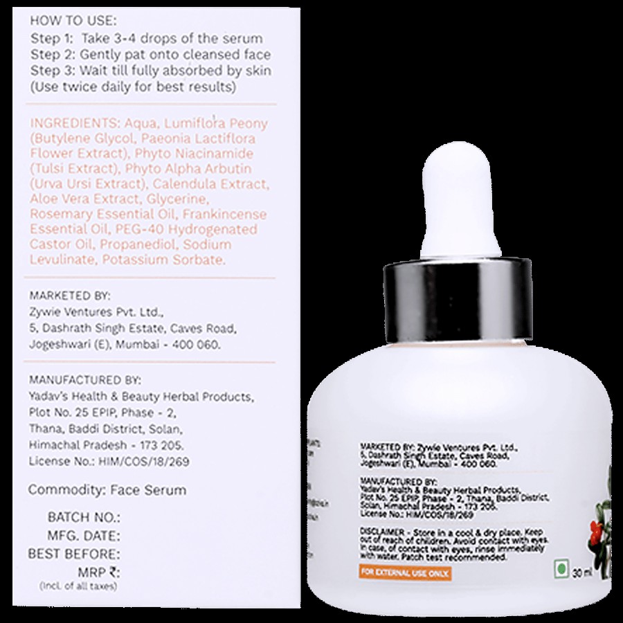 O'ZIVA Absolut Even Face Serum - Anti-Pigmentation With Phyto Niacinamide