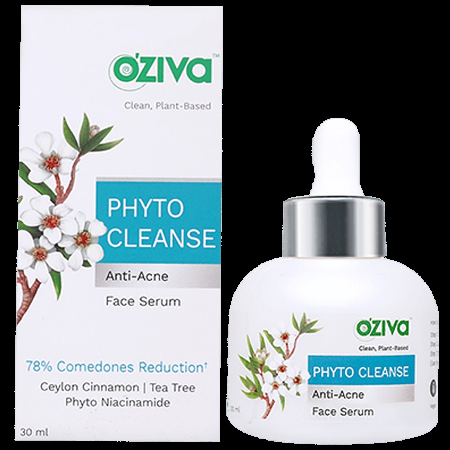 O'ZIVA Phyto Cleanse Face Serum - Anti Acne With Phyto Niacinamide