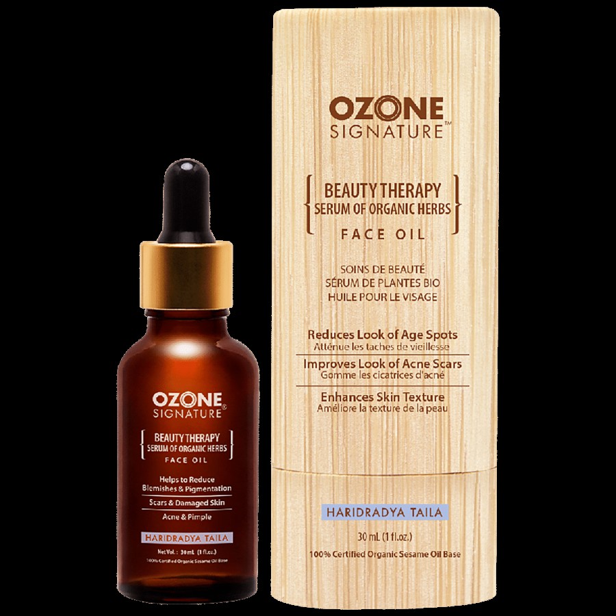 OZONE Signature Haridradya Taila - Ayurvedic Face Serum