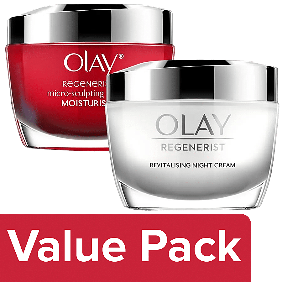 Olay Regenerist Day & Night Cream Regime - 50 g Each