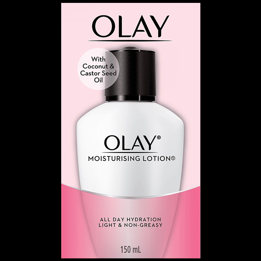 Olay Moisturising Lotion - With Coconut & Castor Seed Oil