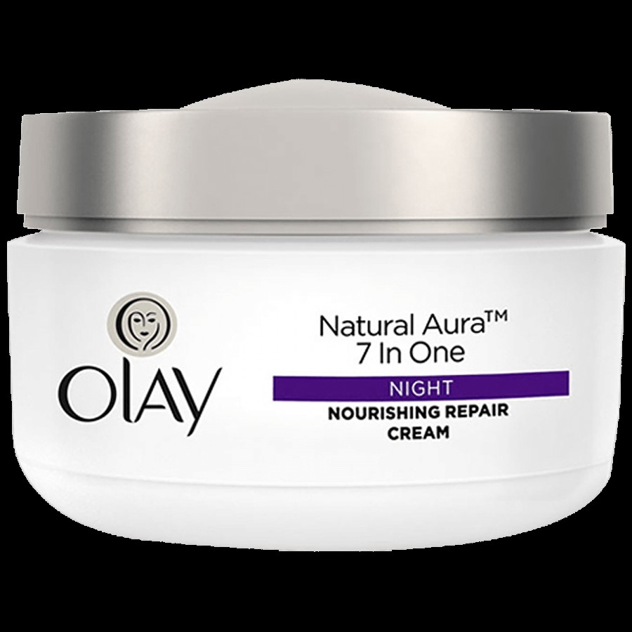 Olay Natural Aura Night Cream - With Vitamin B3