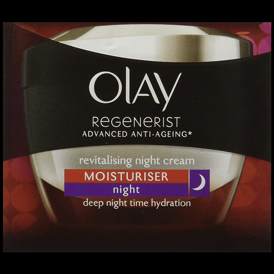 Olay Regenerist Revitalising Night Cream - With Anti-Ageing Properties & Moisturises Skin