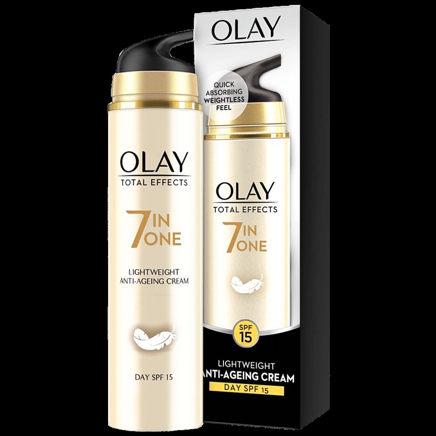 Olay Total Effects 7-In-1 -Lightweight Anti- Ageing Moisturizer Cream SPF 15