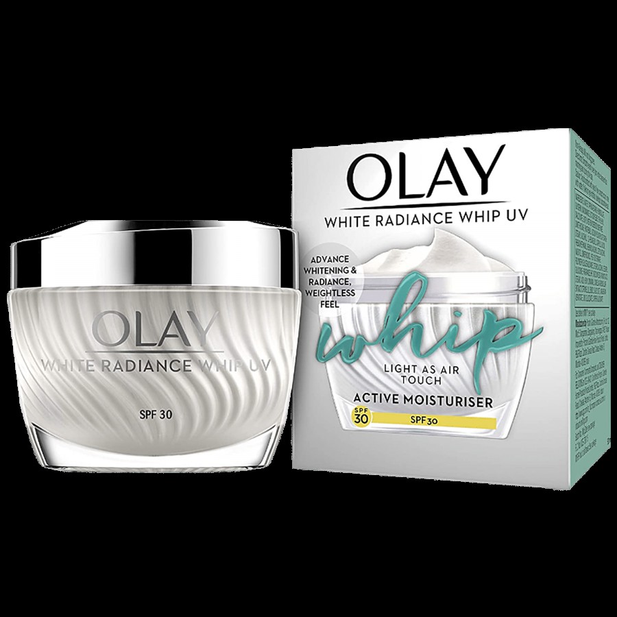 Olay White Radiance Whip Active Moisturiser - UV SPF 30