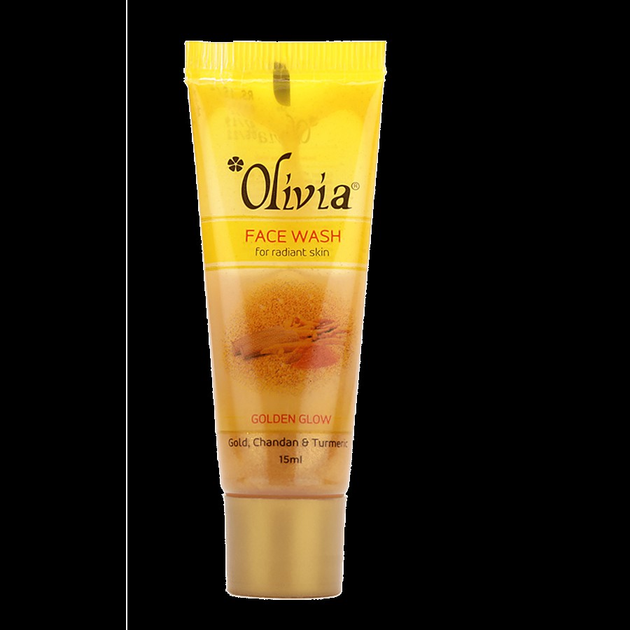 Olivia Gold Glow Face Wash For Radiant Skin With Gold