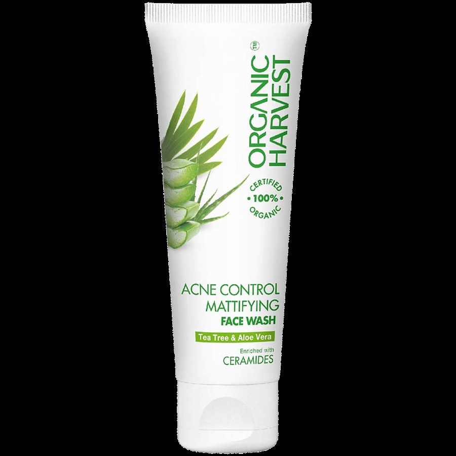 Organic Harvest Acne Control Face Wash - Sulphate Free