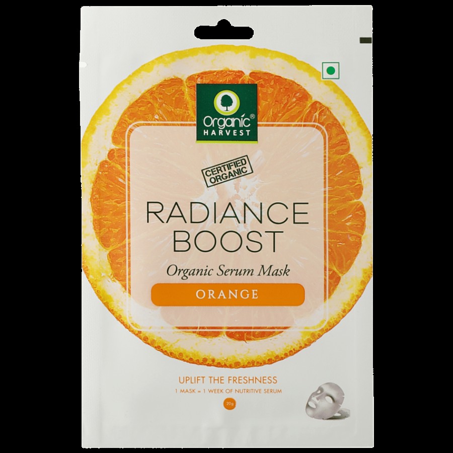 Organic Harvest Radiance Boost Orange Aroma Mask