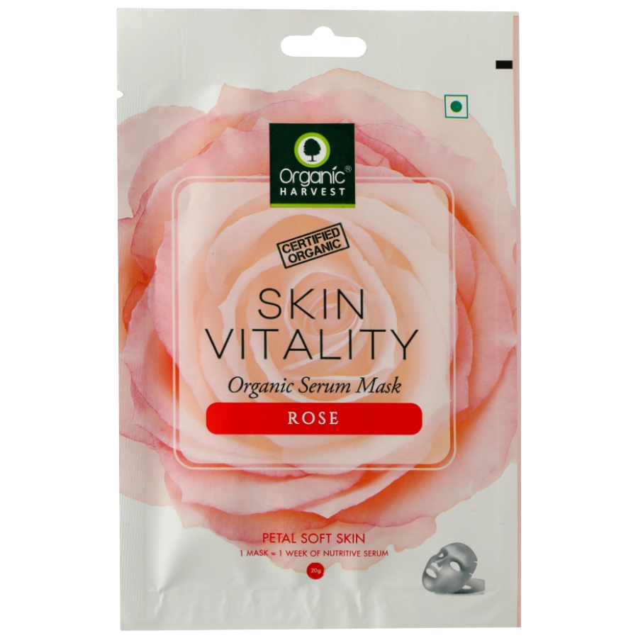 Organic Harvest Skin Vitality Rose Aroma Mask