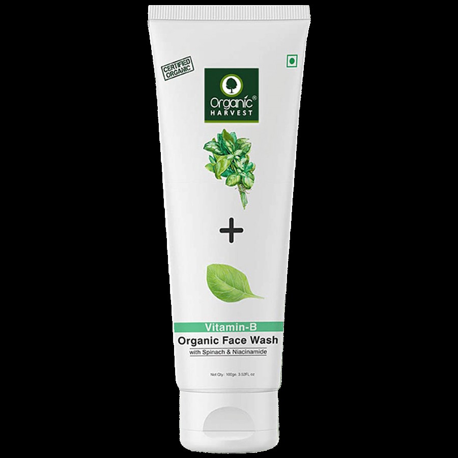 Organic Harvest Vitamin B Face Wash - Spinach & Niacinamide