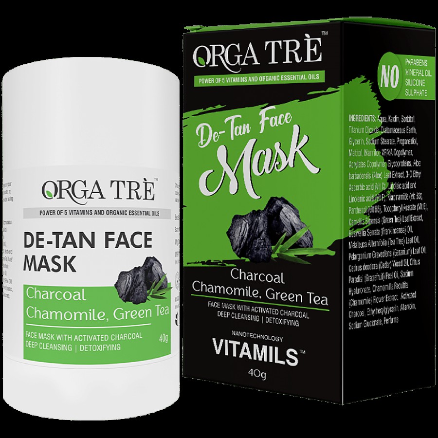 Orgatre De-Tan Face Mask