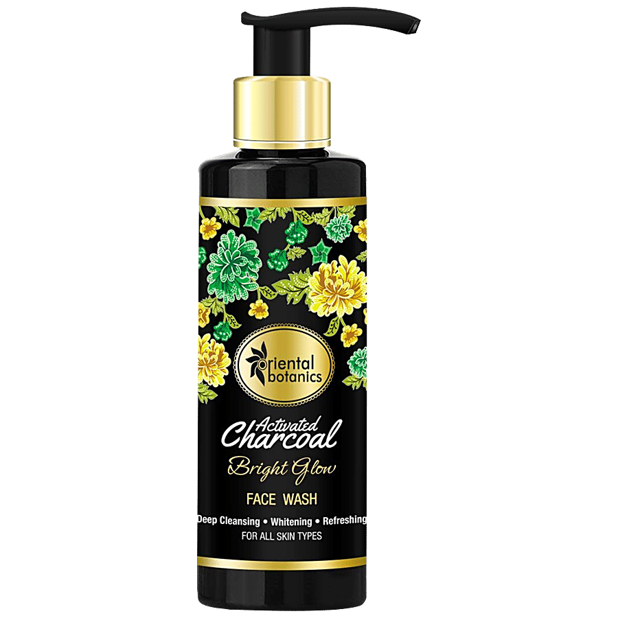 Oriental Botanics Activated Charcoal Bright Glow Face Wash