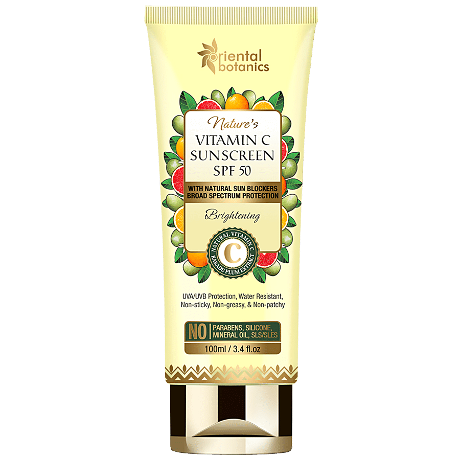 Oriental Botanics Nature's - Vitamin C Brightening Sunscreen SPF 50