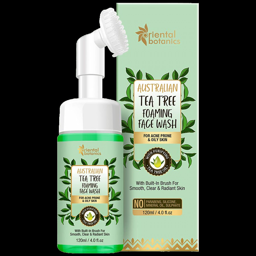 Oriental Botanics Australian Tea Tree Anti Acne Foaming Face Wash