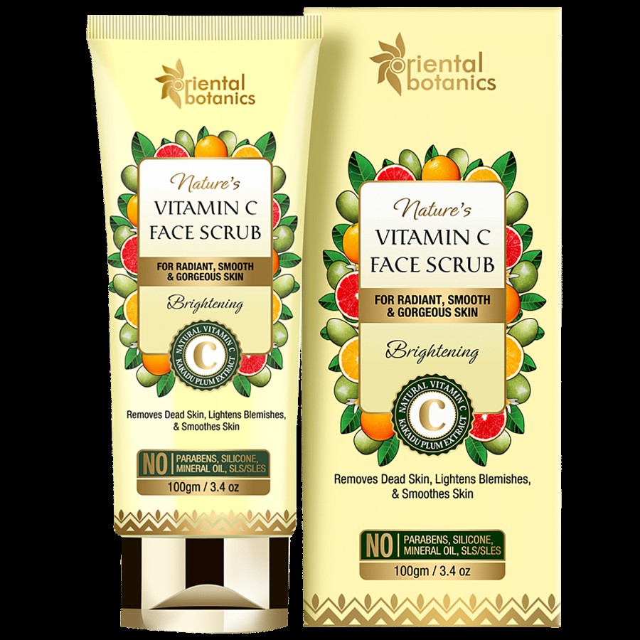 Oriental Botanics Nature's - Vitamin C Brightening Face Scrub