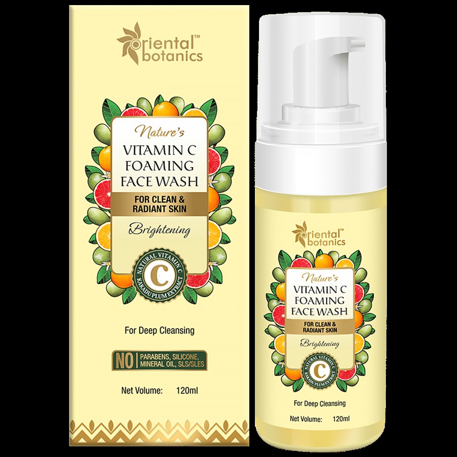 Oriental Botanics Nature's - Vitamin C Foaming Face Wash