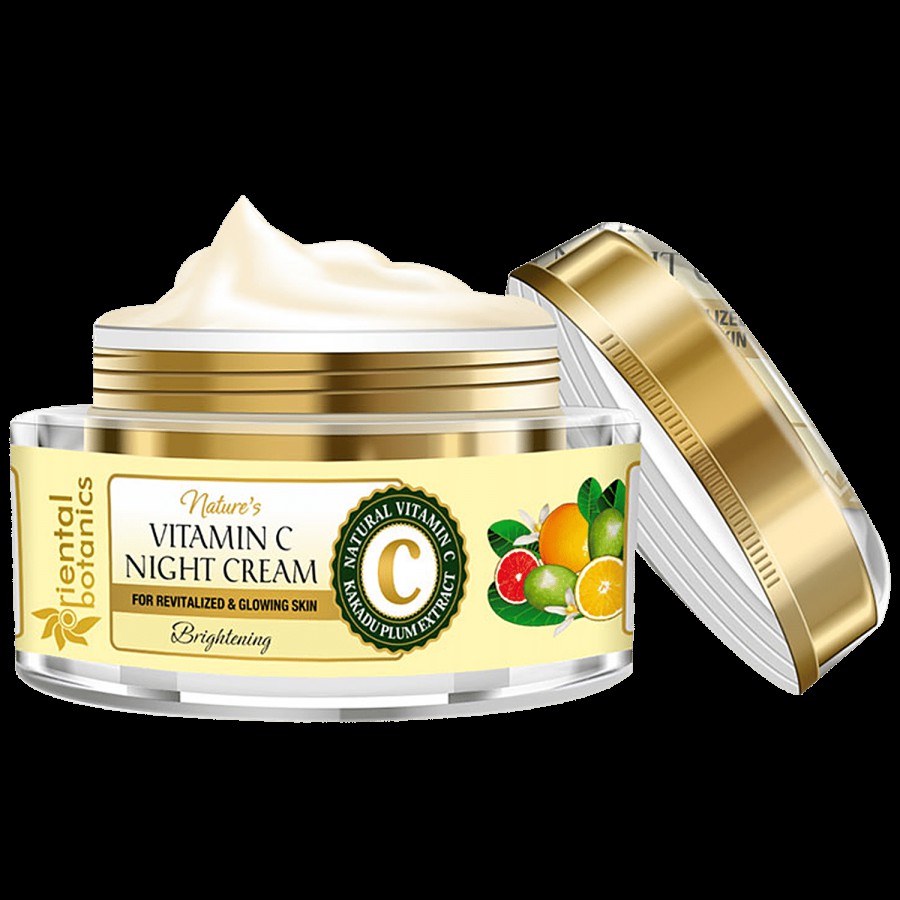 Oriental Botanics Nature's Vitamin C Brightening Face Night Cream - With Kakadu Plum