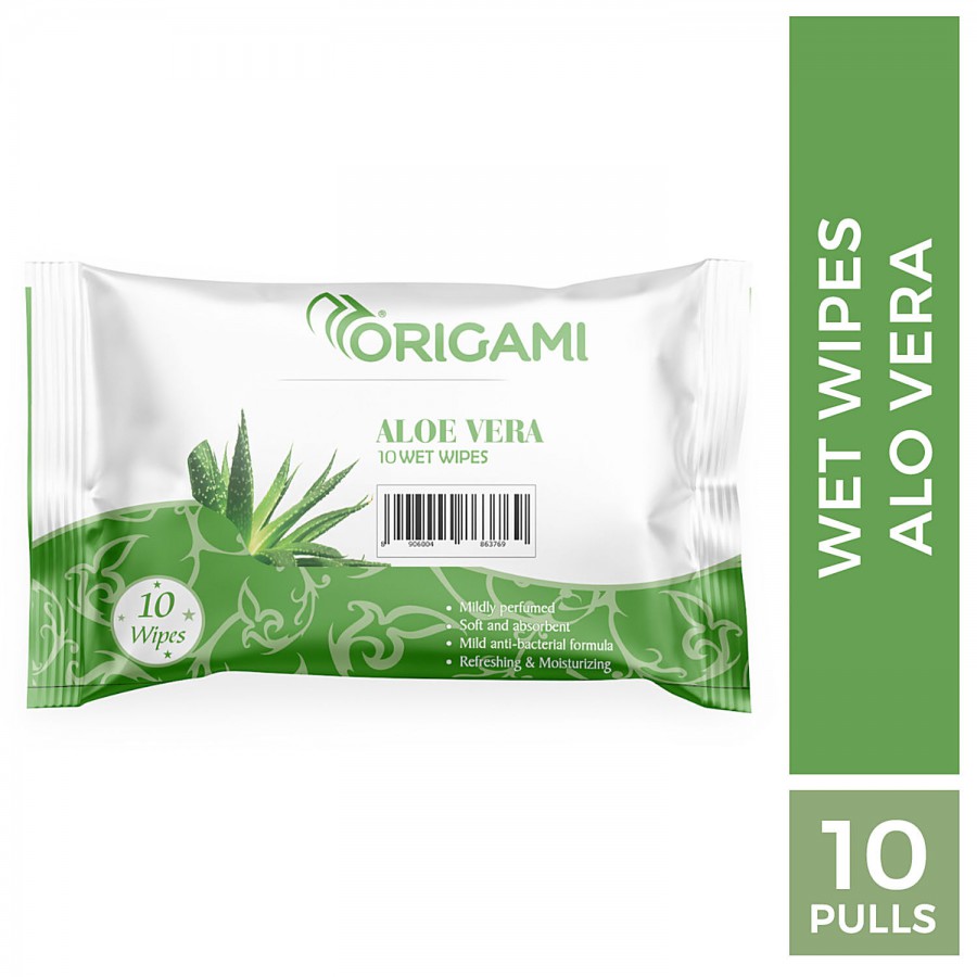 Origami So Soft Wet Wipes - Aloe Vera Flavour