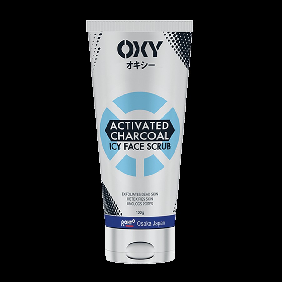 Oxy Charcoal Icy Face Scrub