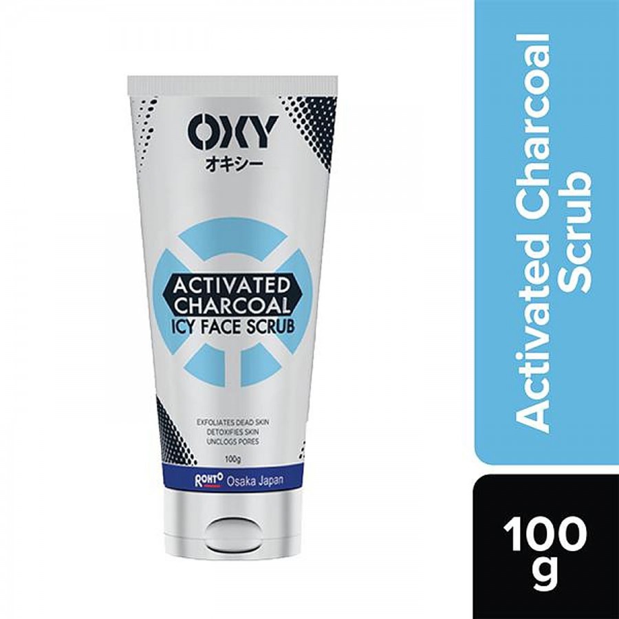 Oxy Charcoal Icy Face Scrub