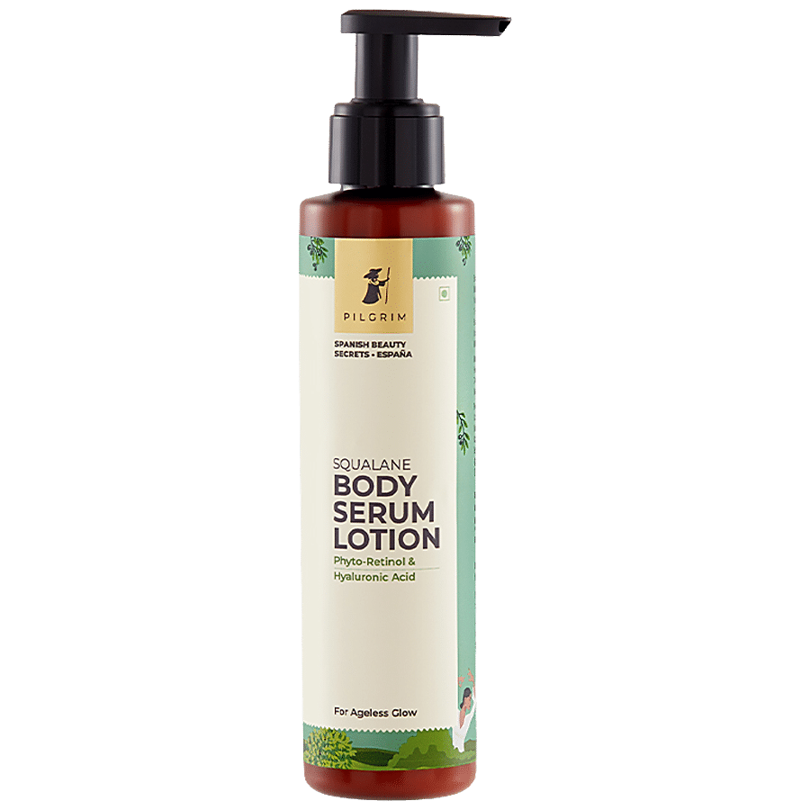 PILGRIM Squalane Body Serum Lotion - Phyto-Retinol & Hyaluronic Acid