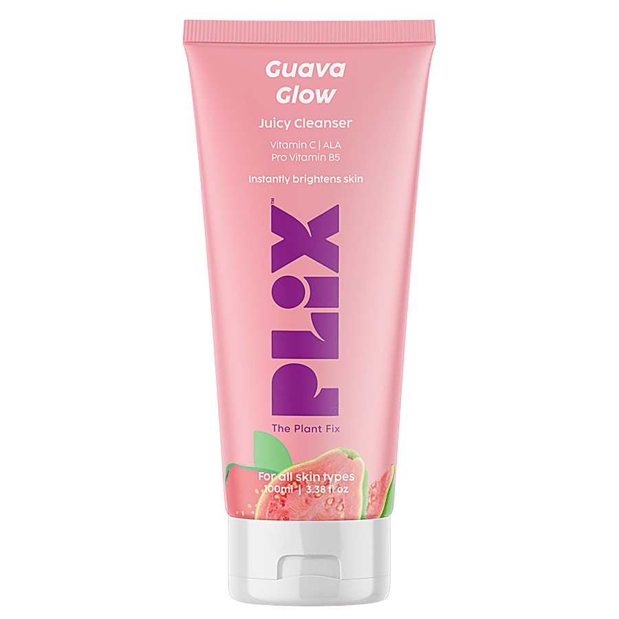 PLIX Guava Glow Juicy Cleanser - Vitamin C