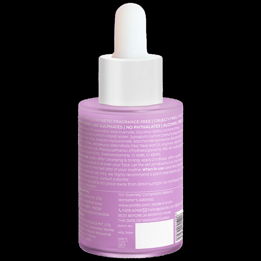 PLIX Jamun Acne Marks Treatment Dewy Serum - With 10% Niacinamide