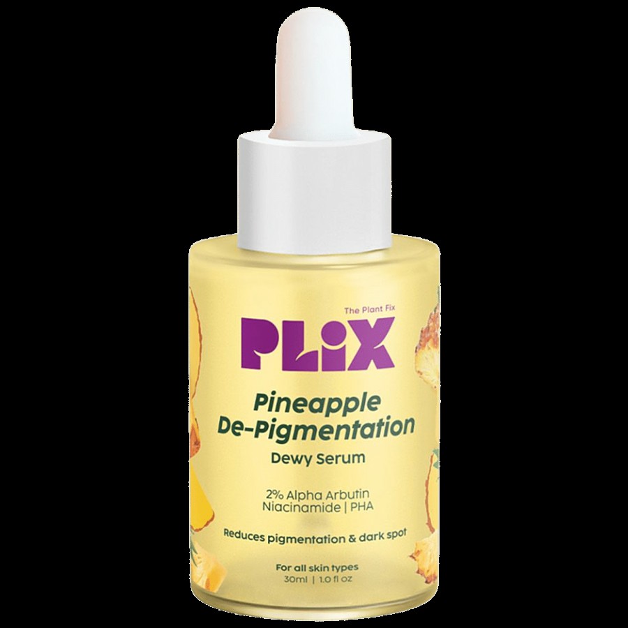 PLIX Pineapple De-Pigmentation Dewy Serum - 2% Alpha Arbutin