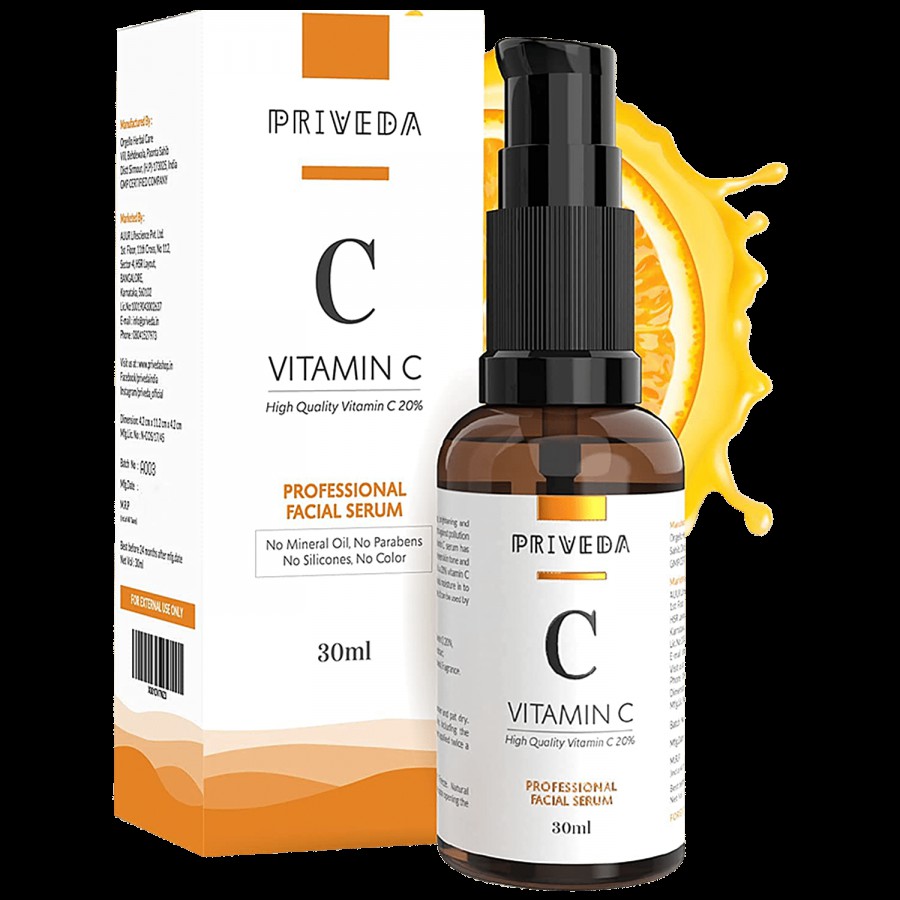 PRIVEDA Vitamin C Face Serum - High Quality