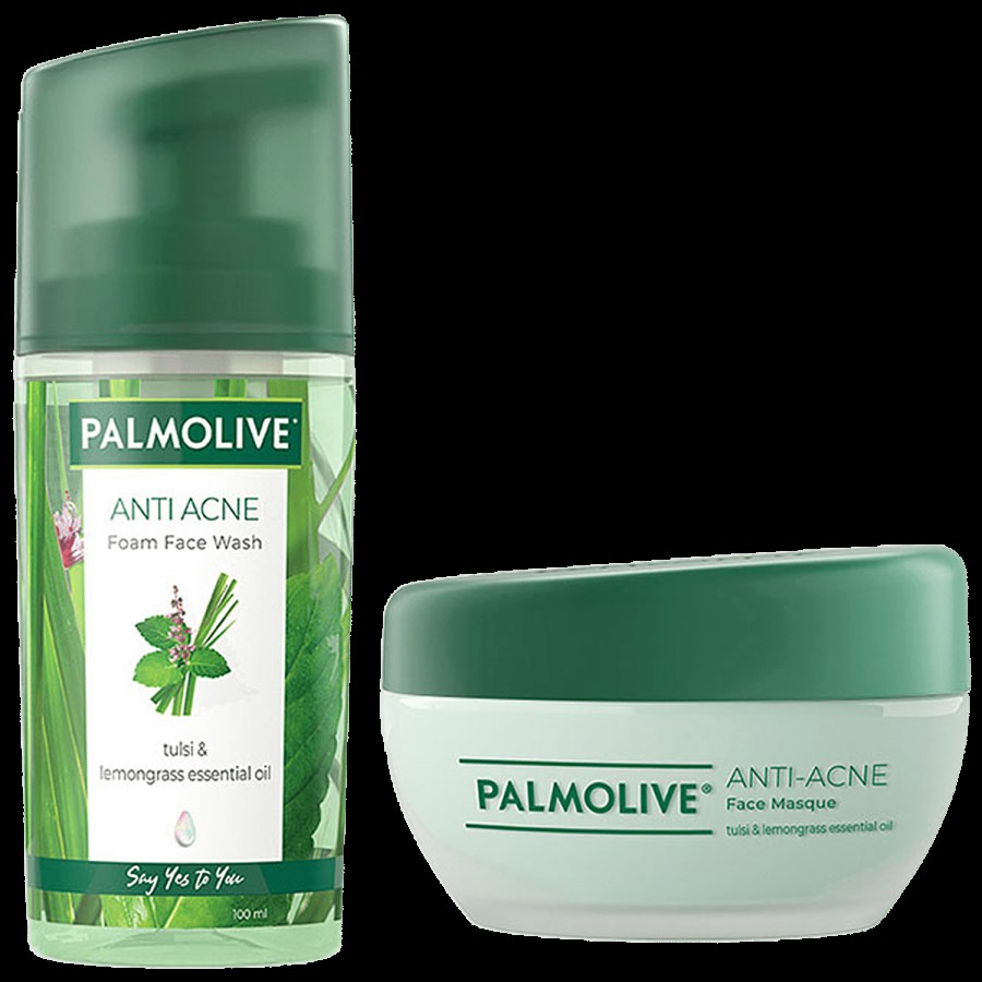 Palmolive Palmolive Anti-Acne Face Care Combo - Gel Face Wash and Face Masque