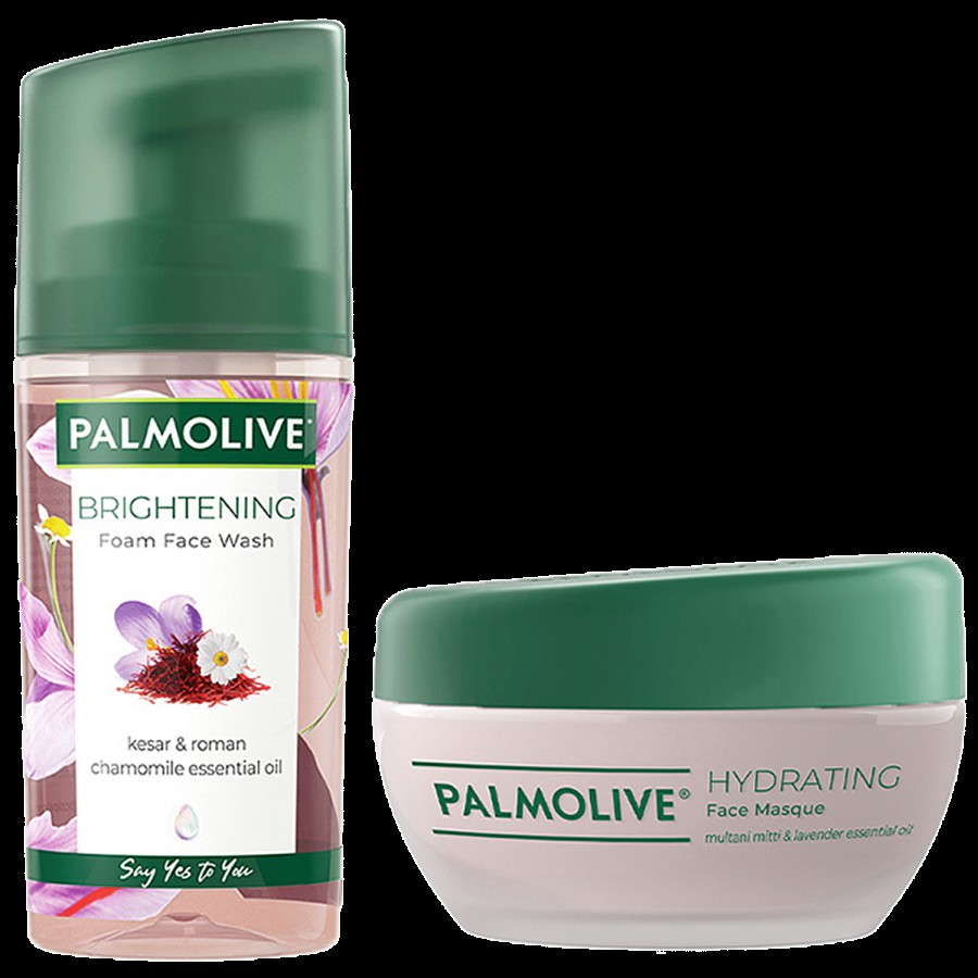 Palmolive Palmolive Brightening Foam Face Wash and Palmolive Hydrating Face Masque