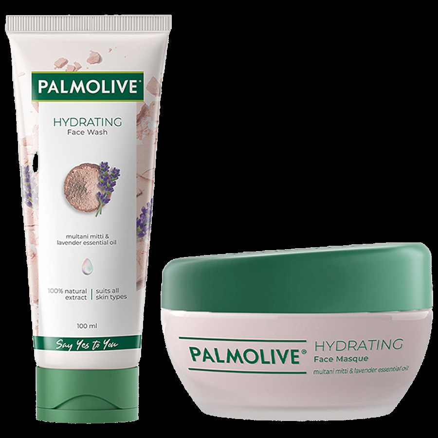 Palmolive Palmolive Hydrating Face Care Combo - Gel Face Wash and Face Masque