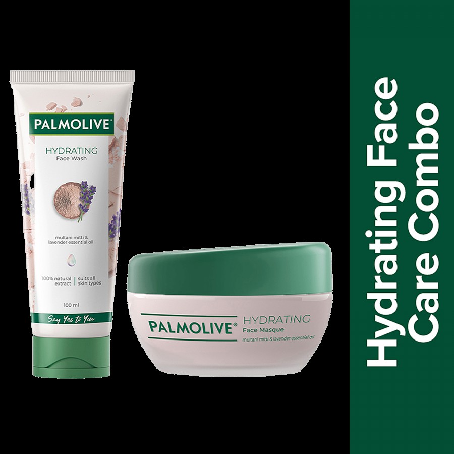 Palmolive Palmolive Hydrating Face Care Combo - Gel Face Wash and Face Masque