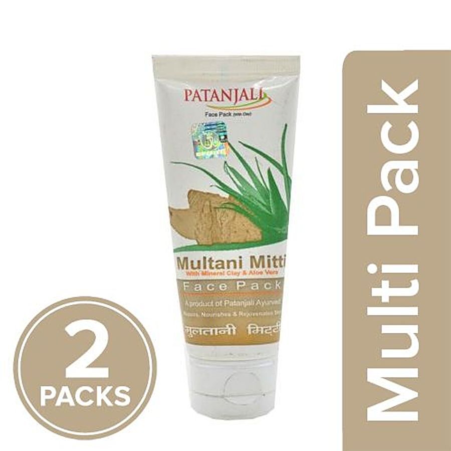 Patanjali Face Pack - Aloevera Multani Mitti