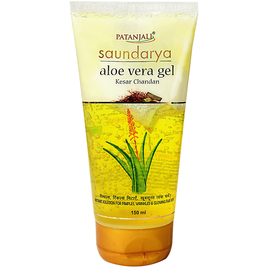 Patanjali Saundarya Aloe Vera Gel - With Kesar Chandan