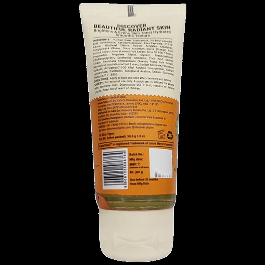 Pilgrim 2% Vitamin C Oil-free Moisturizer - Kakadu Plum & Lime Pearl