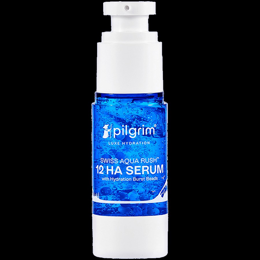 Pilgrim Swiss Aqua Rush 12 HA Serum Hyaluronic Acid With Hydration Burst Beads