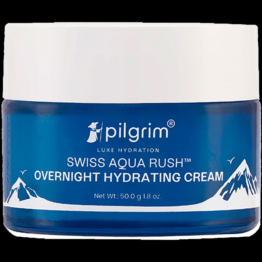 Pilgrim Swiss Aqua Rush Overnight Hydrating Face Cream - Overnight Intense Hydration