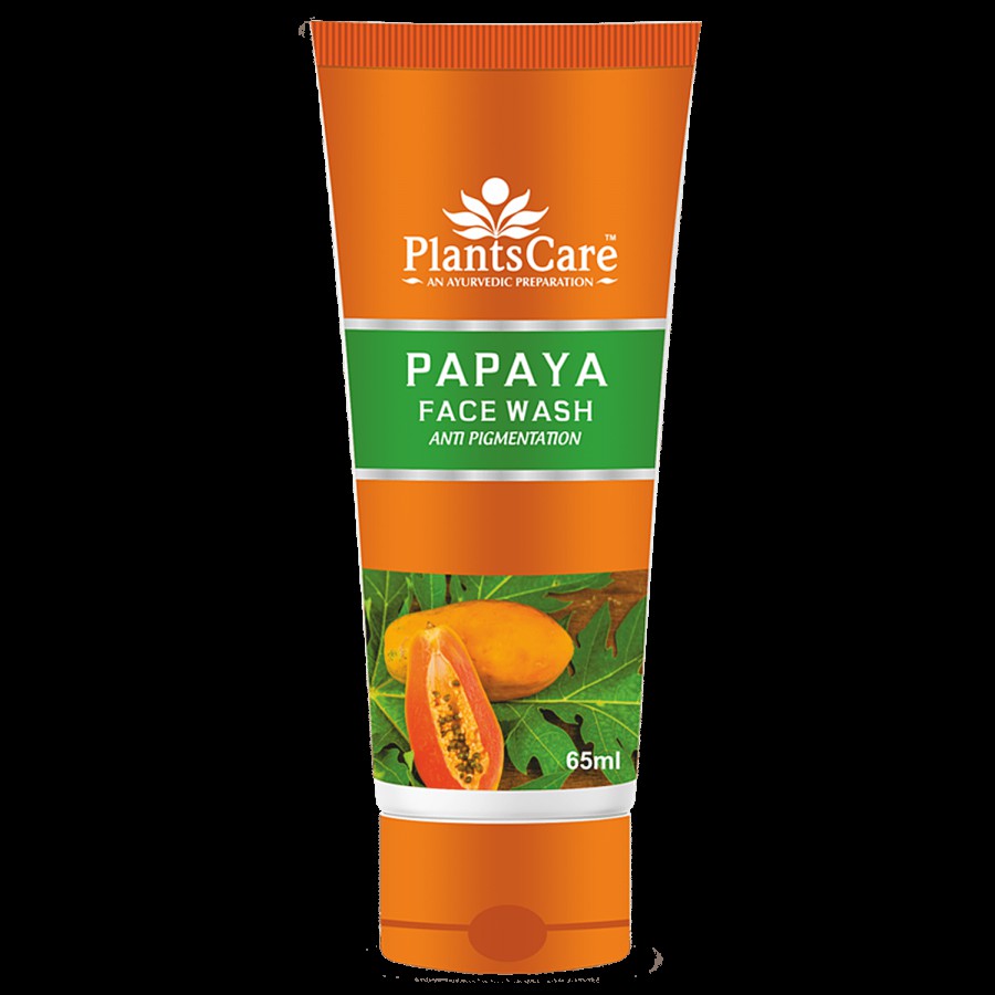 Plants Care Papaya Face Wash - For Anti Pigmentation