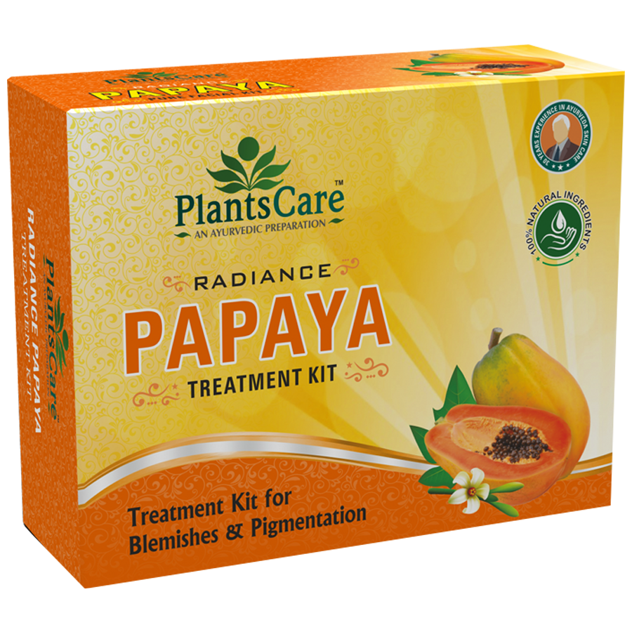 Plants Care Radiance Papaya Treatment Kit - Reduces Blemishes