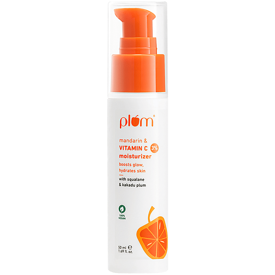 Plum 3% Vitamin C Moisturizer With Mandarin - Boosts Glow