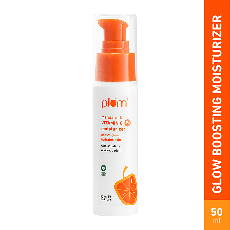 Plum 3% Vitamin C Moisturizer With Mandarin - Boosts Glow