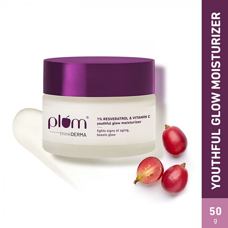 Plum 1% Resveratrol & Vitamin C Youthful Glow Moisturizer